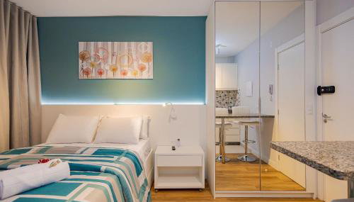 Studio com 1 Cama de Casal e 1 Solteiro - ECO0509 - Foto 4