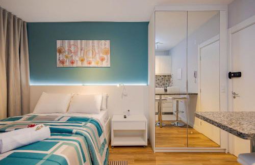 Studio com 1 Cama de Casal e 1 Solteiro - ECO0509 - Foto 4