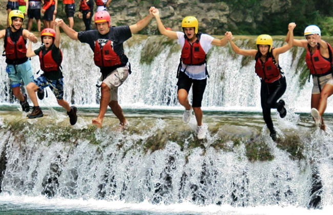 Rappel and Waterfall Jumping in the Huasteca Cascades - Photo 8