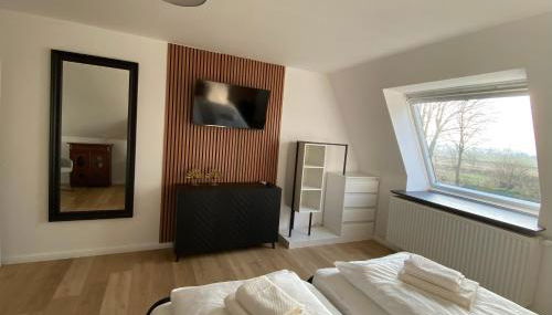 Ferienwohnung Lütje Vogelsang - Foto 5, towels, wardrobe