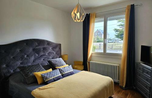 Grande maison normande, vue mer à 75 metres de la plage, équipé spa de nage - Foto 24