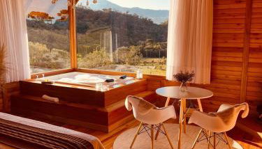 Chalé Romântico com jacuzzi e café da manhã em Rancho Queimado - Foto 3