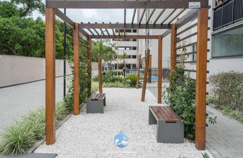 Apartamento a 150 M DA PRAIA com SACADA, WI-FI, PISCINA, PORTARIA 24h, PLAYGROUND e vaga de GARAGEM - Photo 5