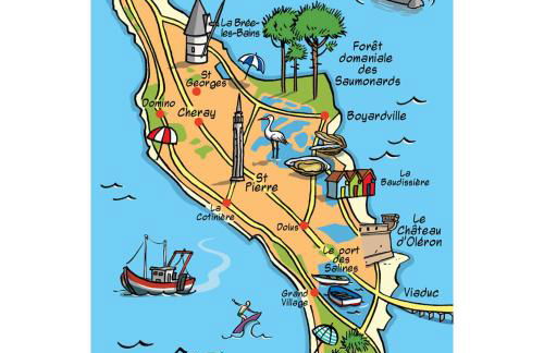 Les Amareyeurs - Ile d'Oléron - Maison classée 3 étoiles avec piscine - Clim - Vélos - Foto 38