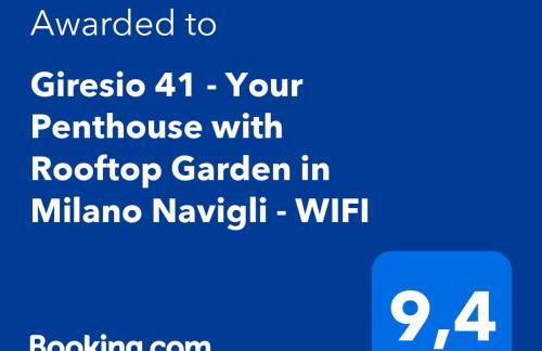 Giresio 41 - Your Penthouse with Rooftop Garden in Milano Navigli - WIFI - Foto 45