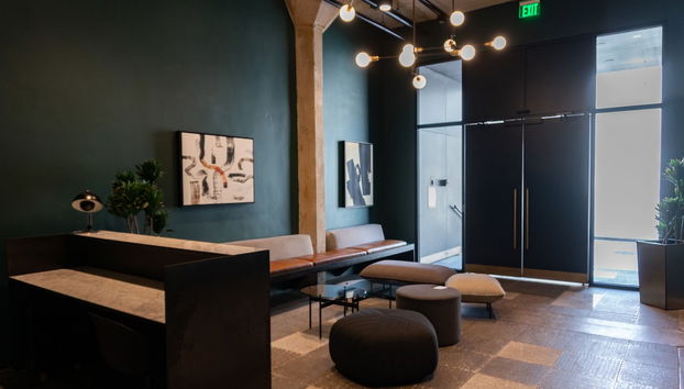 Sala de estar do lobby