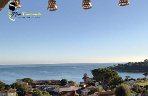 Beau T3 dernier étage Calme Vue Mer Plage à pied 6 pers Favone - Photo 6