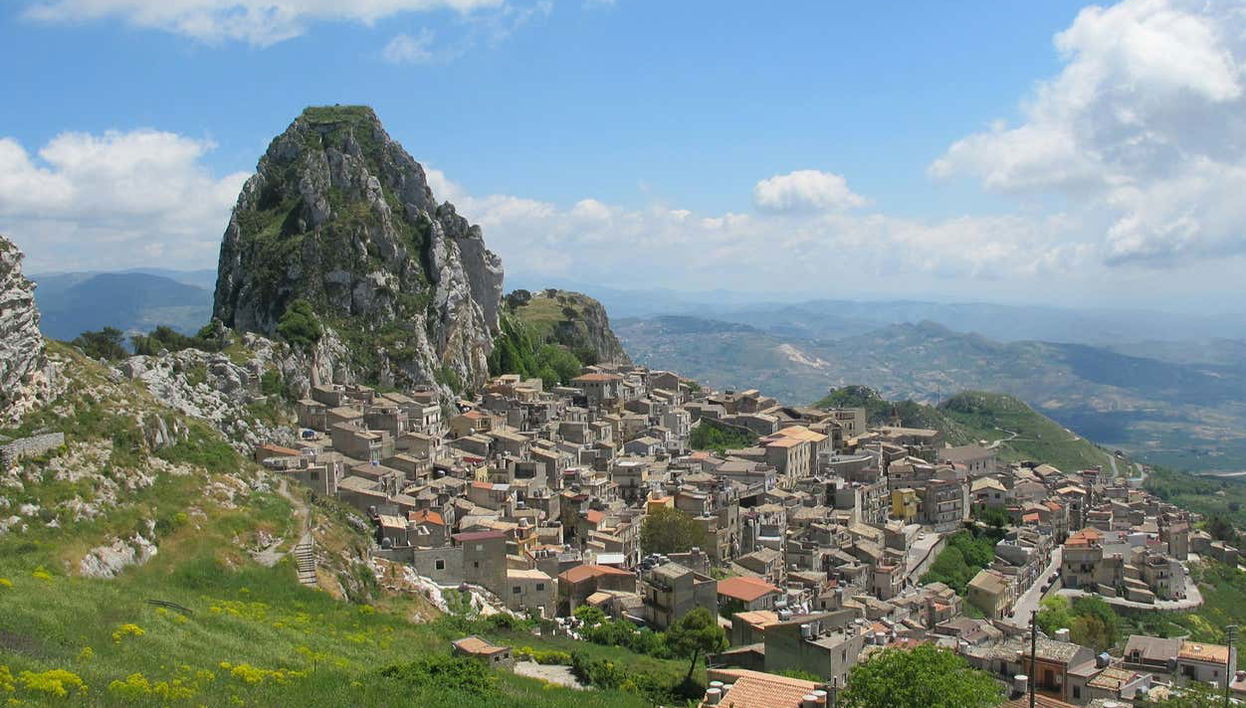 Panorámica de Caltabellotta