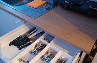 IN VILLA APARTMENT 56 qm Check-in,free parking, WIFI , TV, FULL KITCHEN - Foto 10