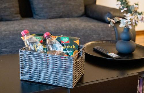 Modernes Apartment mit Balkon, Parkplatz, Waschmaschine für 4-5 Gäste - Foto 36