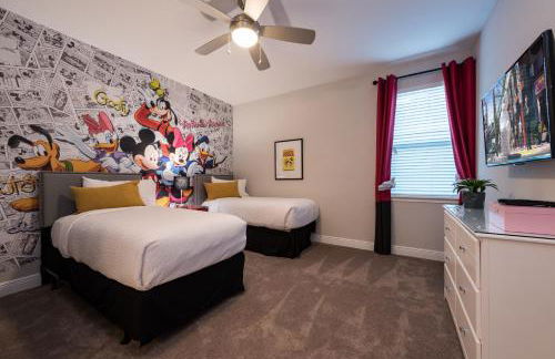 Exquisite Home With Theater, Themed Rooms Near Disney With Waterpark & Resort Access At Encore Resort- 7664Ff - Foto 9