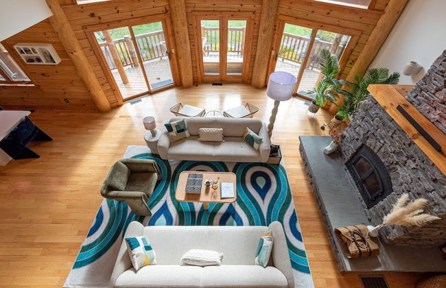 Sun-filled Log Home on 20 Prvt Acres Nr Rhinebeck - Foto 12