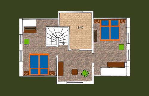 Ferienhaus Rubin mit Sauna und Kamin, Reetdachhaus am Walde - Foto 16