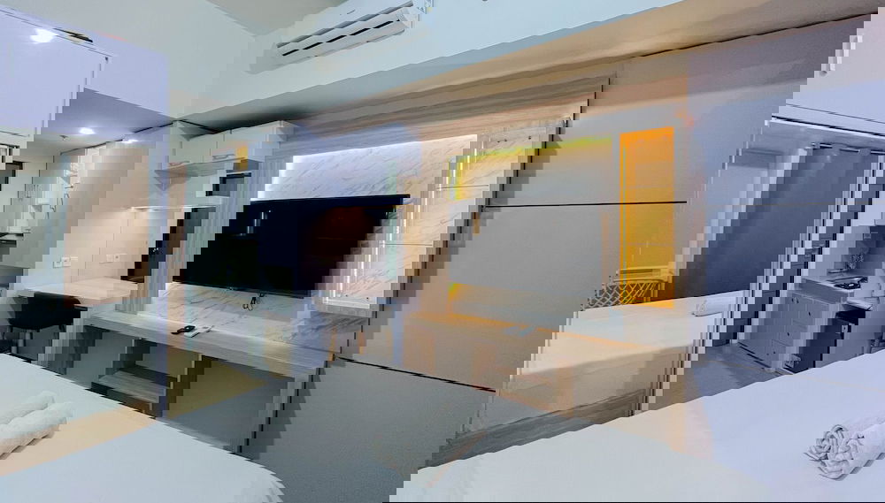 Warm And Simply Studio Room Vida View Makassar Apartment - Foto 1, Habitación