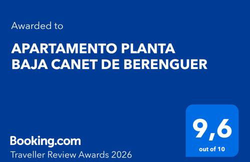 APARTAMENTO PLANTA BAJA CANET DE BERENGUER - Foto 2