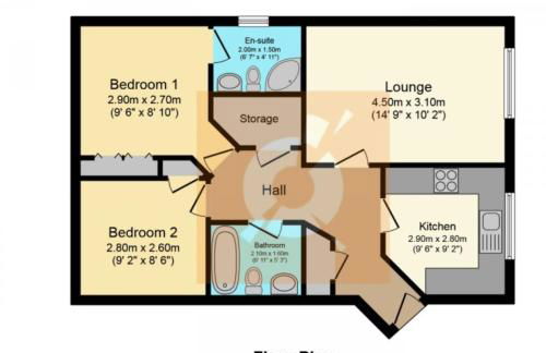 5 minutes to Glasgow airport - Foto 5