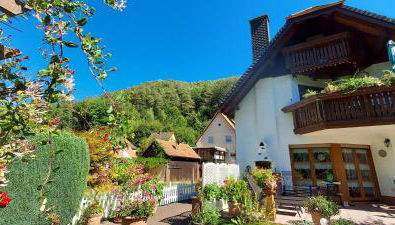 Ferienwohnung Haus am Eibach - Foto 3, Garden view