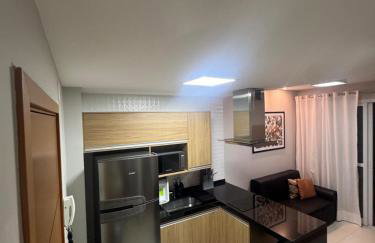 1Q Alto Padrão Aeroporto Completo Novo Praia Jardim Camburi - Foto 6