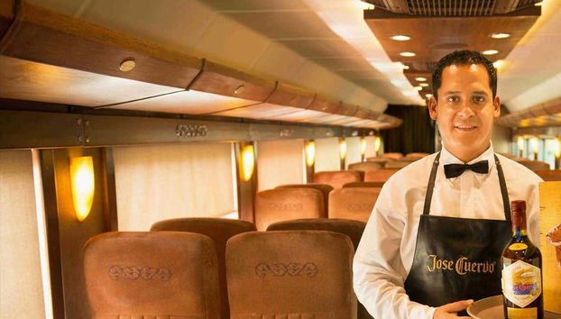 Service on board the Jose Cuervo Express Train