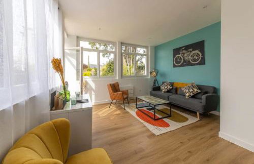 Le Green, appartement rénové, 4 chambres et jardin - Foto 5