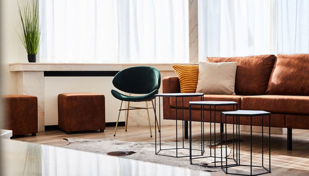 Zona de estar del vestíbulo