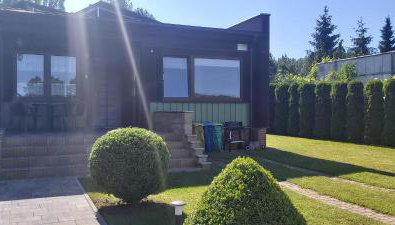 Domek letniskowy nad jeziorem Żarnowieckim - Domek Na Kaszubach - NADOLE - Foto 3, Garden, Garden view, young children