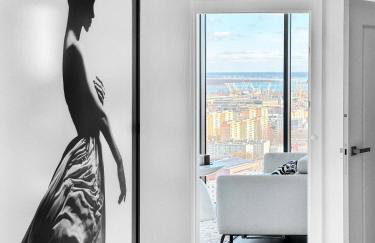 Apartament White Sky 20 Hanza Tower- Free parking - Foto 19