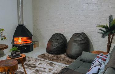 Refúgio com hidro, lareira e jardim em Três Coroas - Foto 51