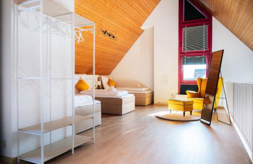 Grosse Galerie-Wohnung Airport Messe Stuttgart - Balkon - Parkplatz - Foto 33