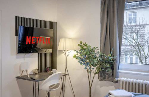 Zentral für 6 Nähe Messe & Hbf mit Balkon und WLAN - Foto 4