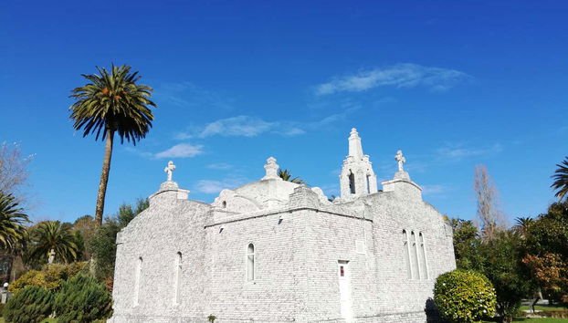 Chapelle des coquillages, sur l'île de La Toja