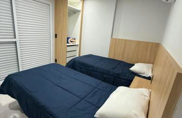 Priority Apartamento perto da praia em Praia Grande, Wifi, Garagem e Vista - Foto 10