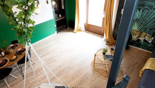 MAISON "Jungle House" 90 m2 BILLARD, RÉTROPROJECTEUR, BAR À JEUX , VINYLE, WIFI FIBRE, idéal PRO & FAMILLE à Montbrison - Foto 4