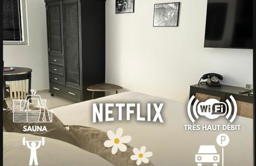 La Villa Perchée, Appartements Élégants, sauna Privé, sport, terrasses et Vue Panoramique, Parking protégé, proche PARIS - Foto 6