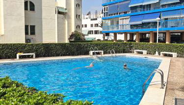 Playa y montaña 1ª linea Piscina Parking AC - Foto 2, Garden view