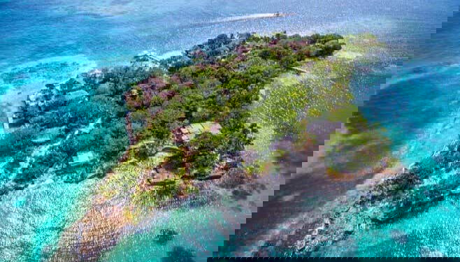 Imagen panorámica de las islas del Rosario
