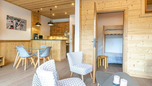 Grand Studio cabine, balcon, parking, centre La Clusaz - FR-1-437-85 - Foto 2
