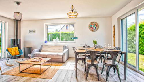 L'effet mer Maison rénovée lumineuse tout confort belle terrasse grand jardin clos sans vis à vis parking jeux pour enfants 5 mn à pied de la plage d'Asnelles et centre bourg - proche Bayeux au coeur des plages du débarquement - Foto 2