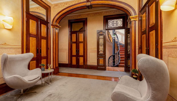 Zona de estar del vestíbulo