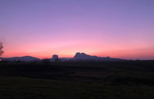Sandstein-Ferien, Kamin, Fewo "Wanderfalke", zentral & ruhig, Terrasse, Sächs Schweiz - Foto 13
