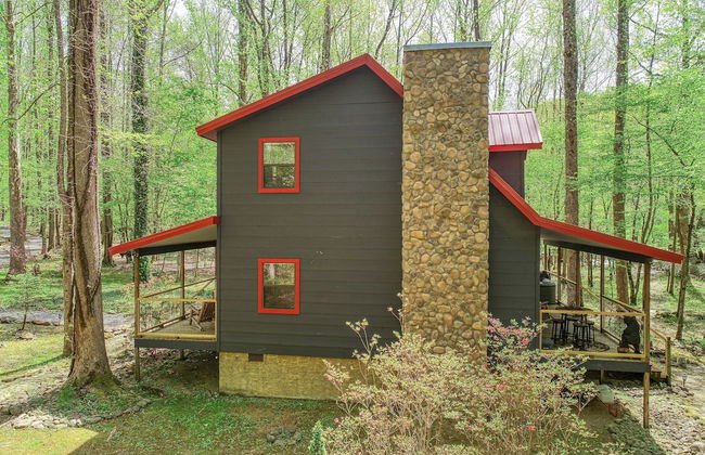 Elk Run On Cosby Creek - 2 Bedrooms, 2 Baths, Sleeps 7 Cabin by RedAwning - Foto 49