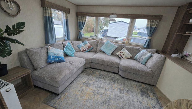 3 Bed Caravan - Near Beach, 5 Star Reviews, Wifi - Foto 4, Zona de estar