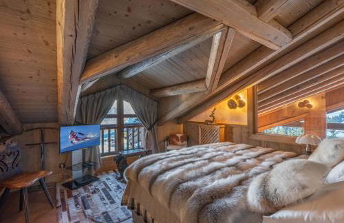 Chalet chaleureux à Courchevel 1850, calme Cospillot, 4 chambres, jacuzzi - FR-1-564-117 - Foto 5