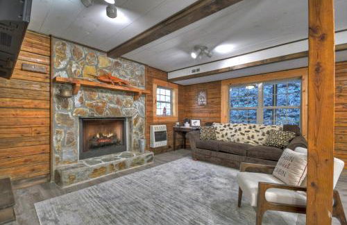 Happy Trout Hideaway - Creek Views Of Hot House Creek, Hot Tub, Outdoor Fire Pit, Cozy Atmosphere - Mineral Bluff, GA - Foto 13