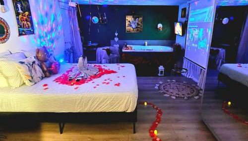 App jacuzzi & piscine privée - loveroom - Suite Emeraude - Foto 5