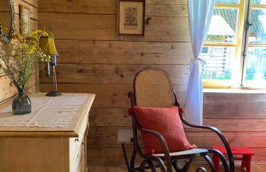 Nad Mikowym Potokiem - wydzielona część drewnianego domu z osobnym wejściem i ogrodem - Foto 35