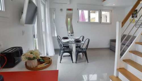 Ebène studio Centre ville Climatisation Terrasse Disneyland 4 personnes et 1 bébé - Foto 5