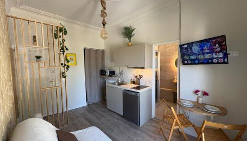 Studio de Charme à Nice - Idéal télétravail - Balcon - Plage à 300m - Foto 4