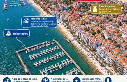 Ático De Lujo 140m2 con Terraza en el Centro, junto a la playa, restaurantes y chiringuitos en Punta Umbría - 10 Personas - Foto 8
