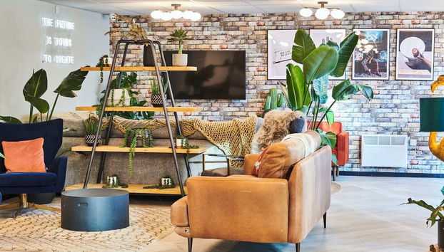 Zona de estar del vestíbulo